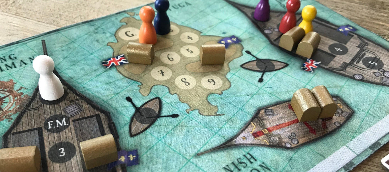 Tortuga 1667 Game Map