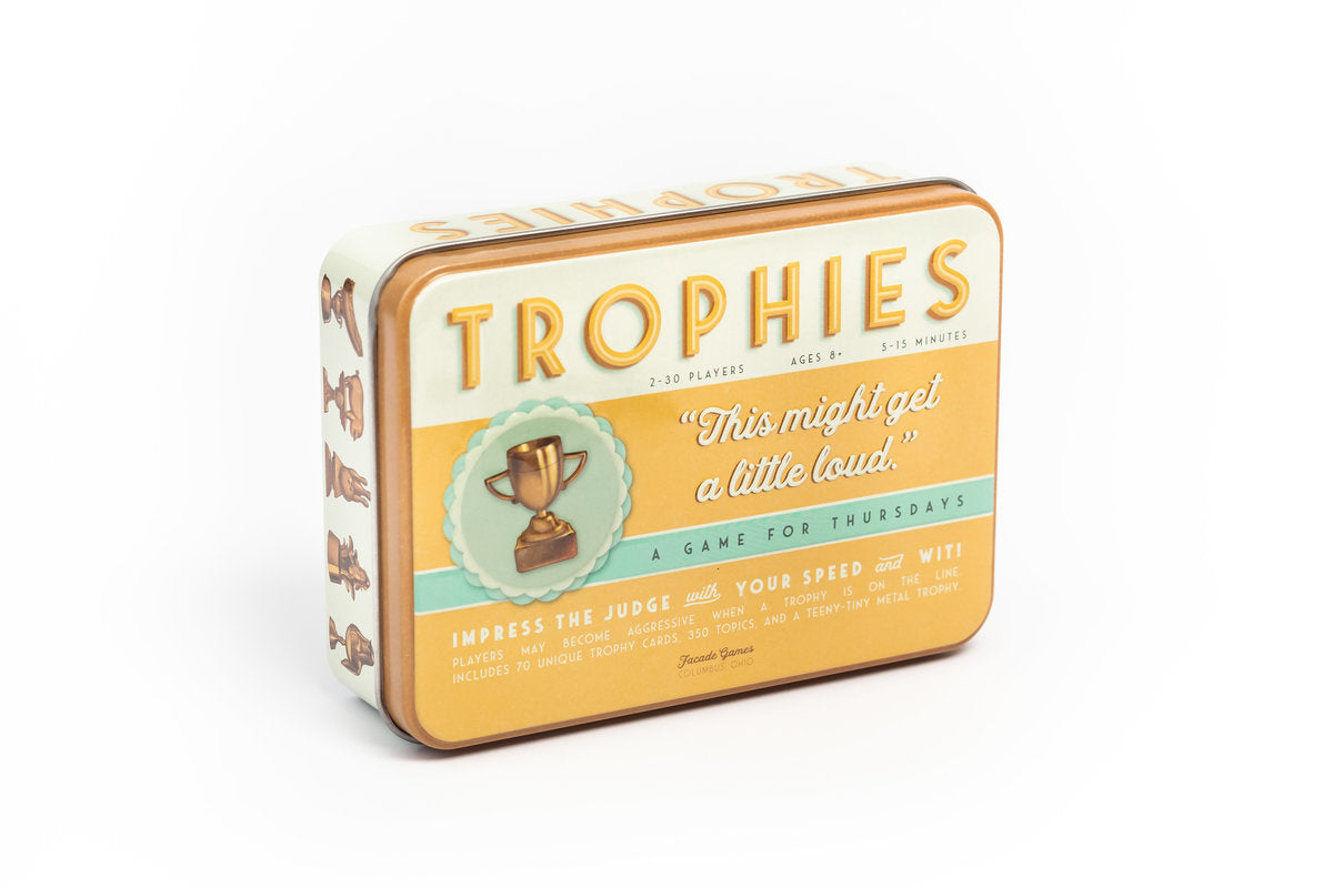 Trophies Kicks Off New Line of Party Games from Facade Games