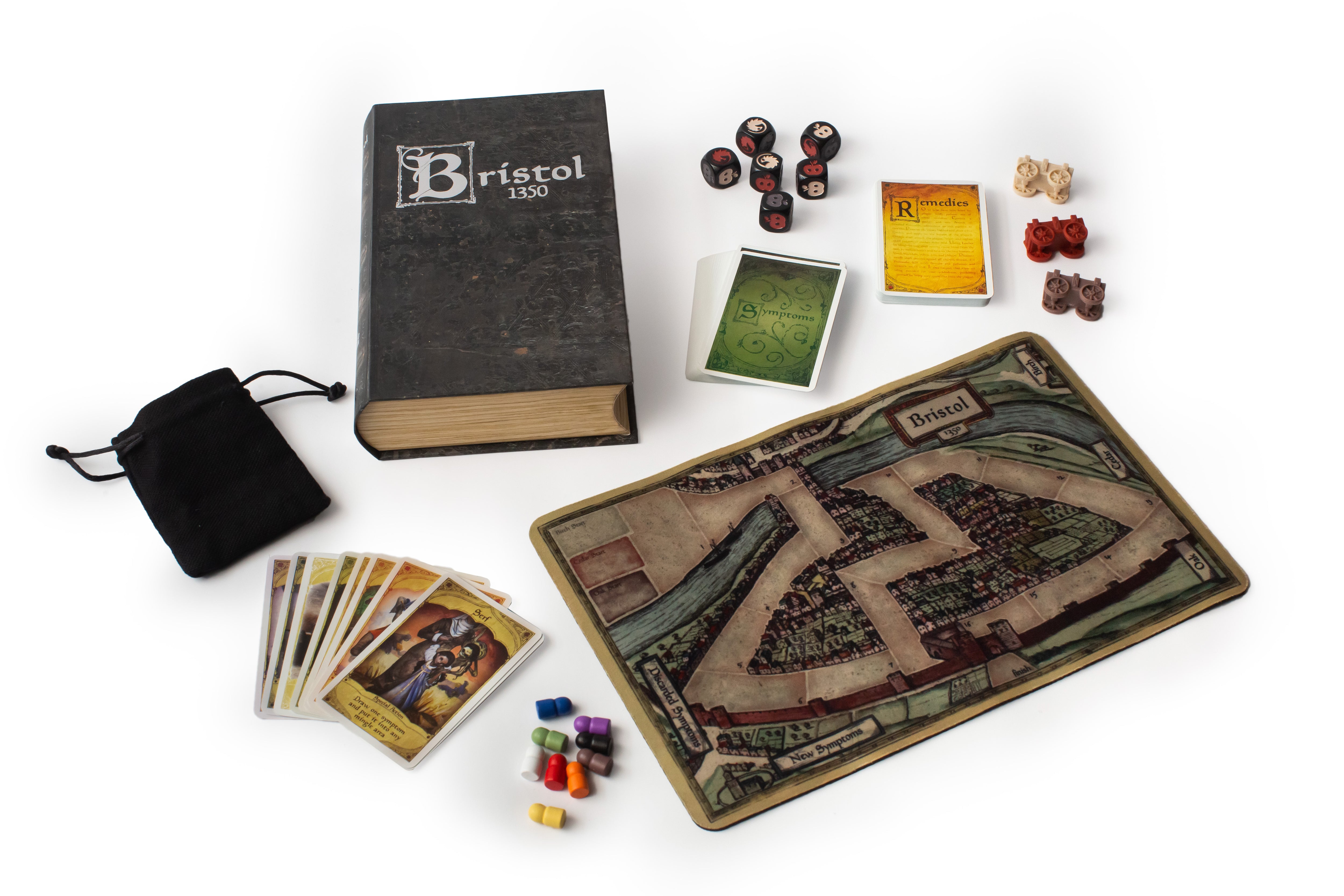  Bristol 1350 Board Game of Strategy, Deceit, and Luck for 1-9  Players : Toys & Games