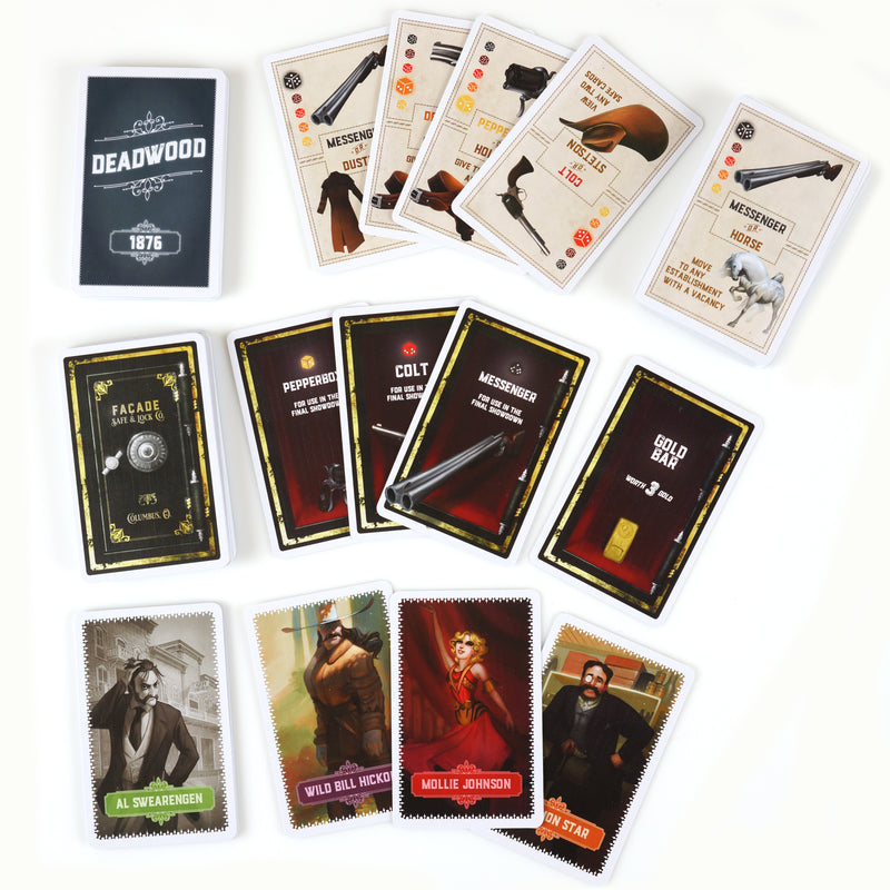 Deadwood 1876 Old West Board Game of Gold, Strategy, Secrets, and Stealing A Wild West Party Card Games for Adults and Family Game Night 2-9 Players Ages 13 and Up